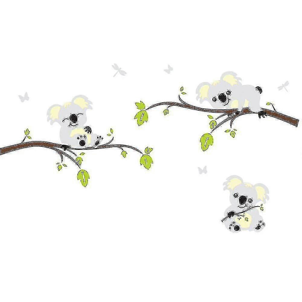 Koala On Tree Wall Decal Sticker