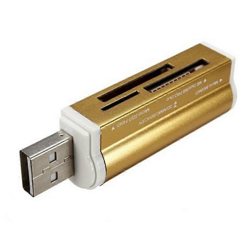 Multifunction USB 2.0 Micro SD TF MMC SDHC MS High Speed Memory Card Reader JIKAIX