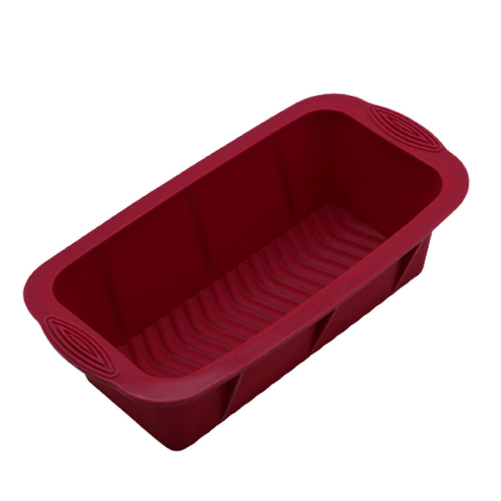 QingHai Rectangular Toast Bread Cake Silicone Baking Mold DIY Kitchen Supplies Bakeware