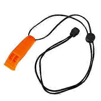 Kaesi Survival Whistle Extra-Loud Convenient Using Sling Rope ABS Double Pipe Emergency Whistle for Camping