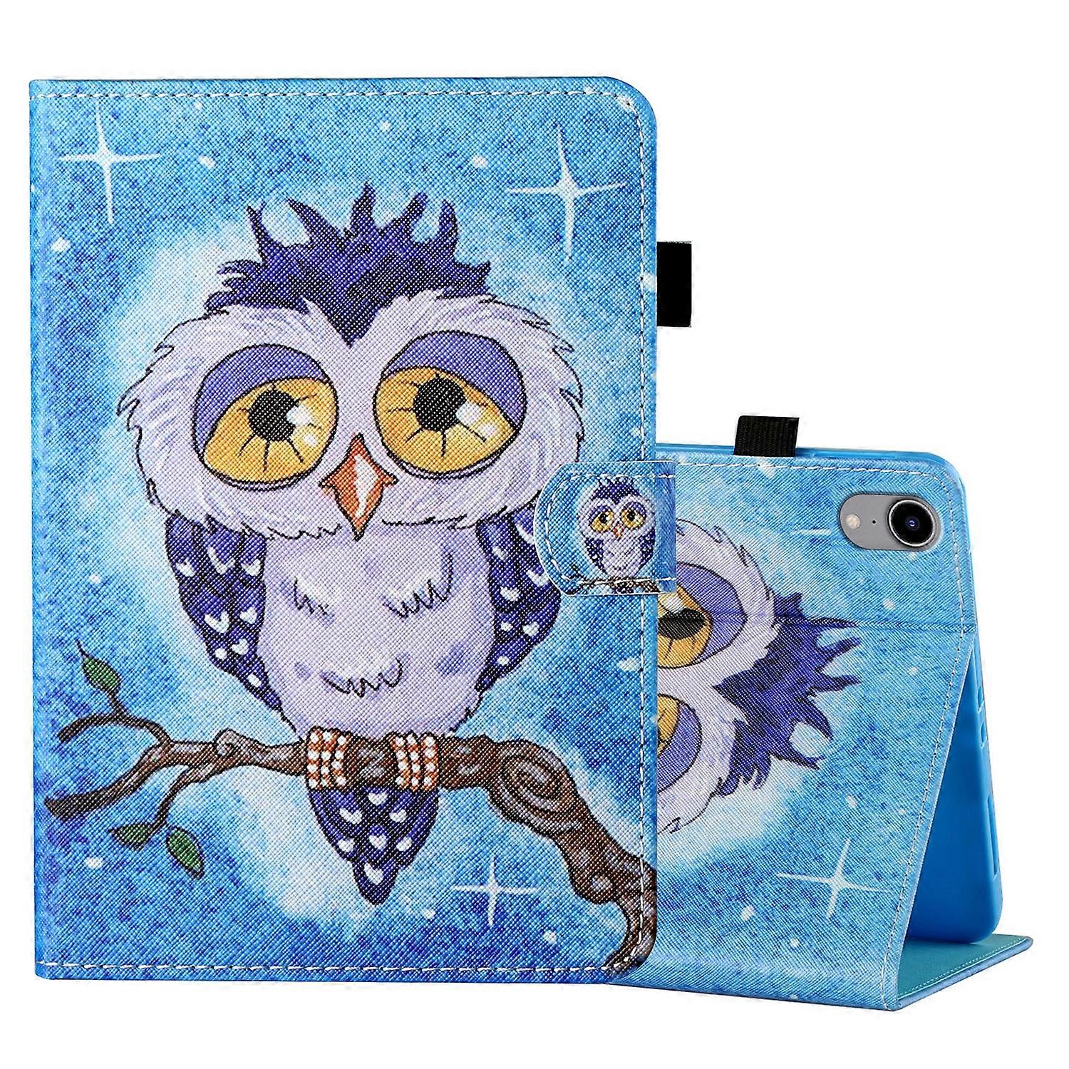 For Apple iPad Mini 2024 8.3 inch / Mini 6 2021 Faux Leather Motif 8 Case Cover