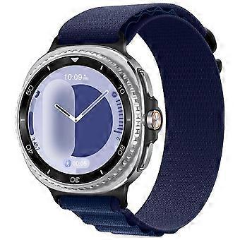 Nylon strap for Samsung Galaxy Watch 8 / 8 Classic Alpine Loop Design Blue