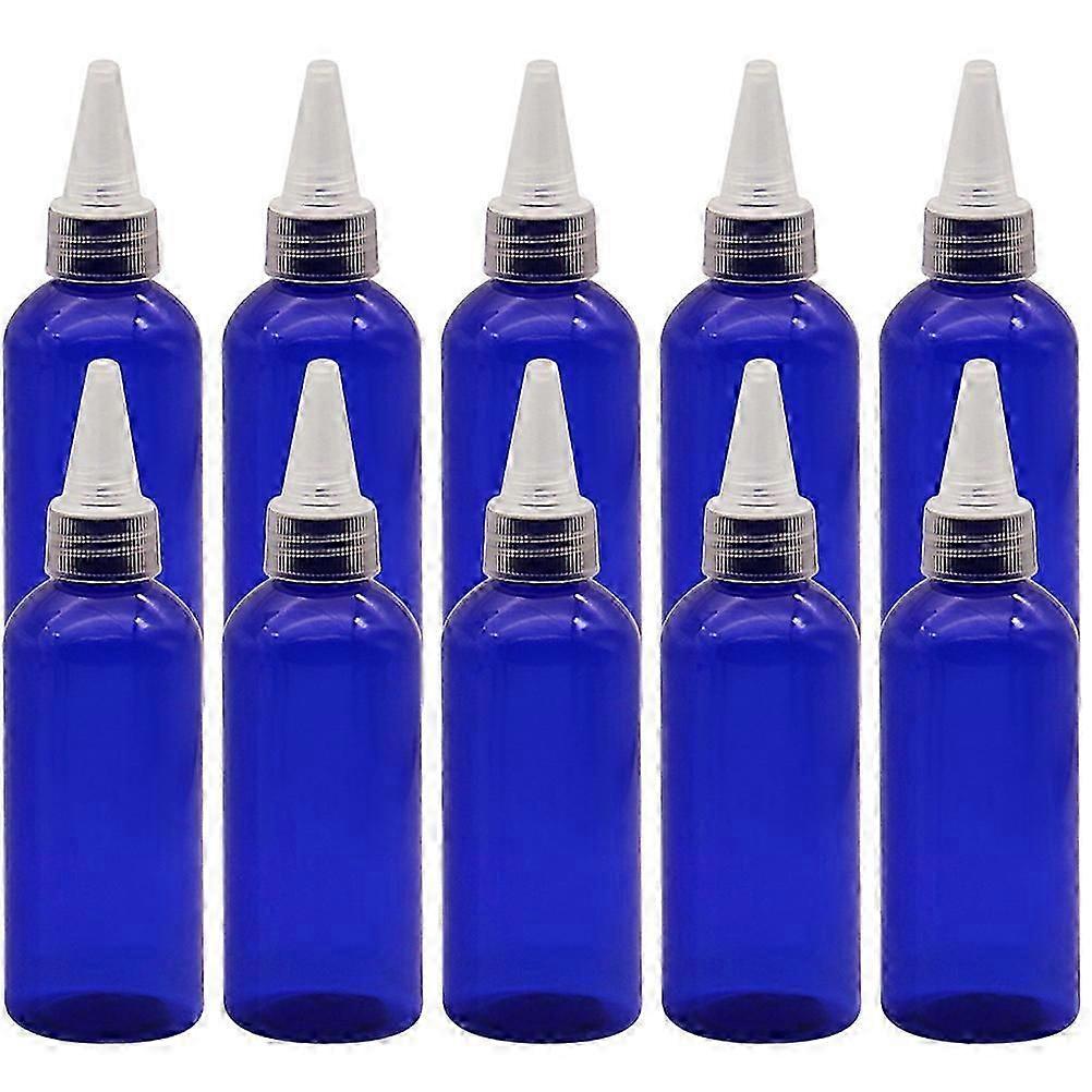 Kitchen Squeeze Bottle Condiment Dispenser | Blue | 10Pcs