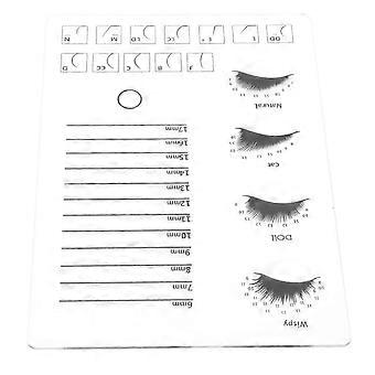 1pc akryl øjenvipper Display Board Eyelash Extension Hjælpeværktøj til skønhedssalon