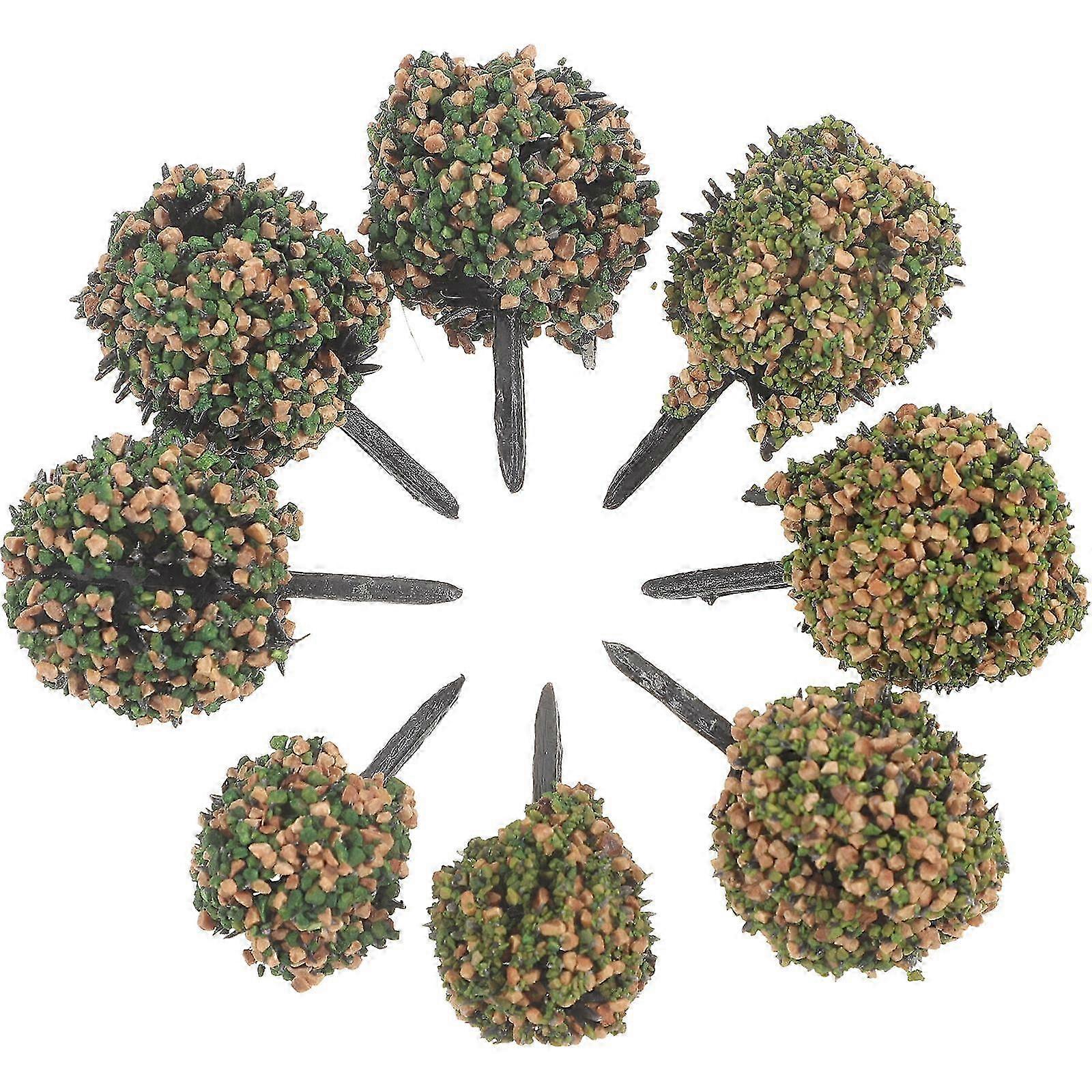 Simulation Bush Cluster Plastic Vegetation Decor for Model 3 Boxes
