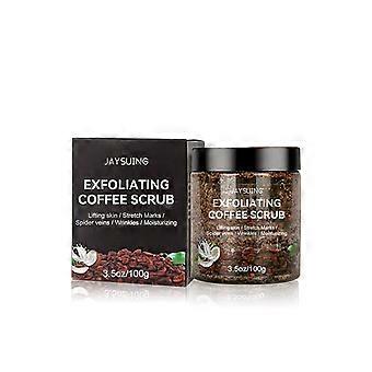 Esfoliação de café, suaviza a pele limpa o corpo esfolia e clareia manchas e acne marcas esfoliação