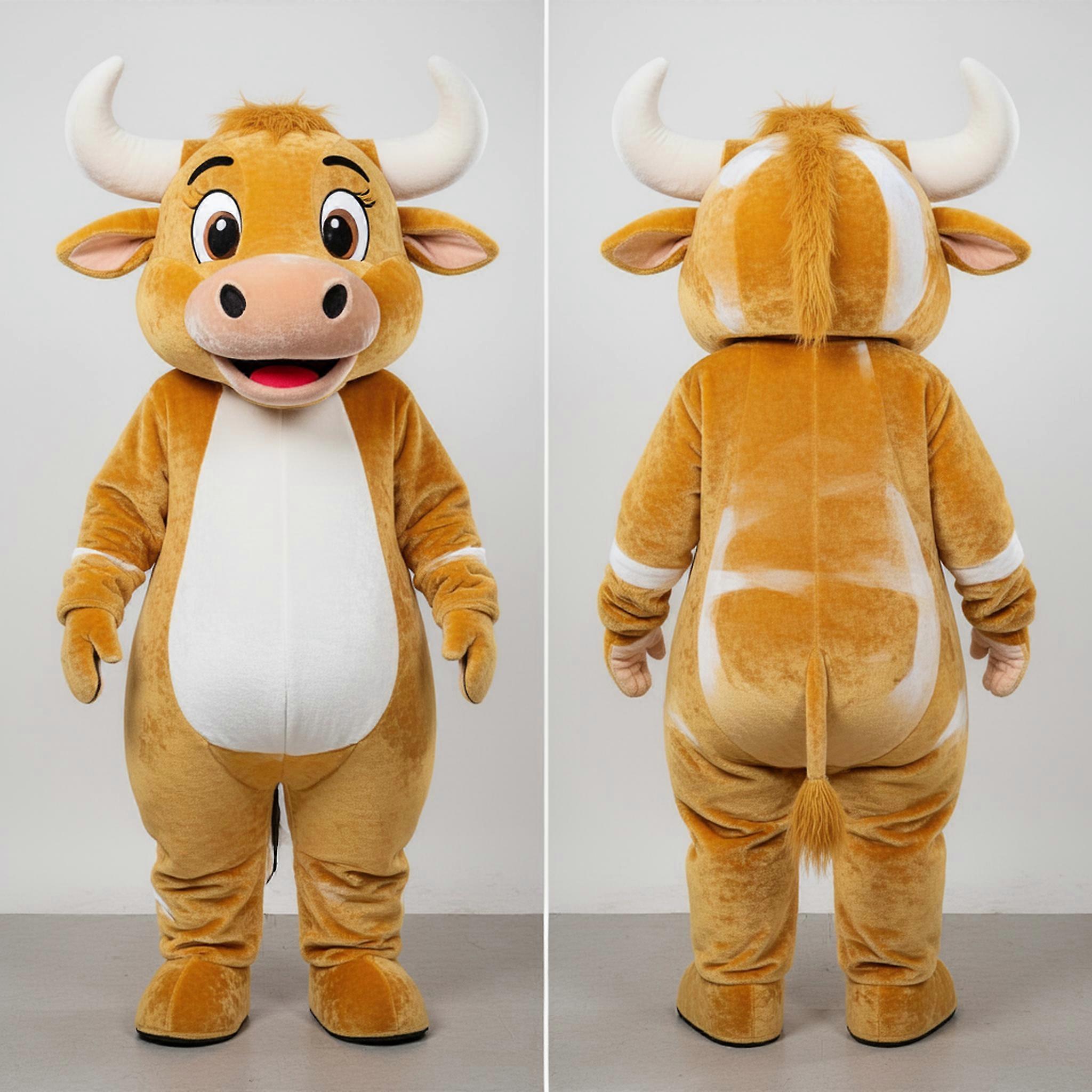 MASTICOT Golden Broad Shouldered Zebu Mascot