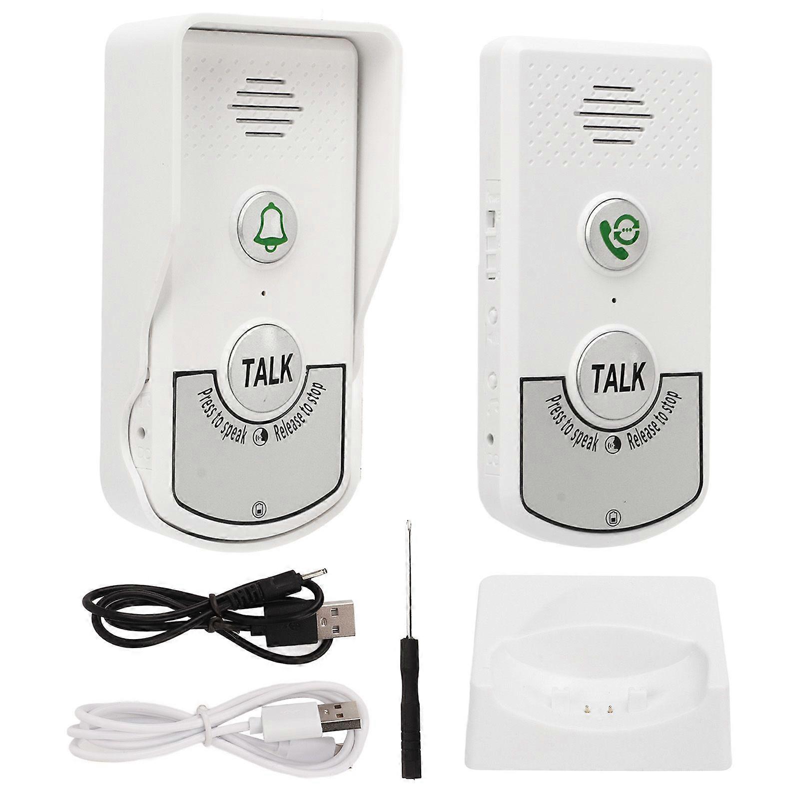 Voice Intercom System Wireless Doorbell Long-Range Multi-Floor