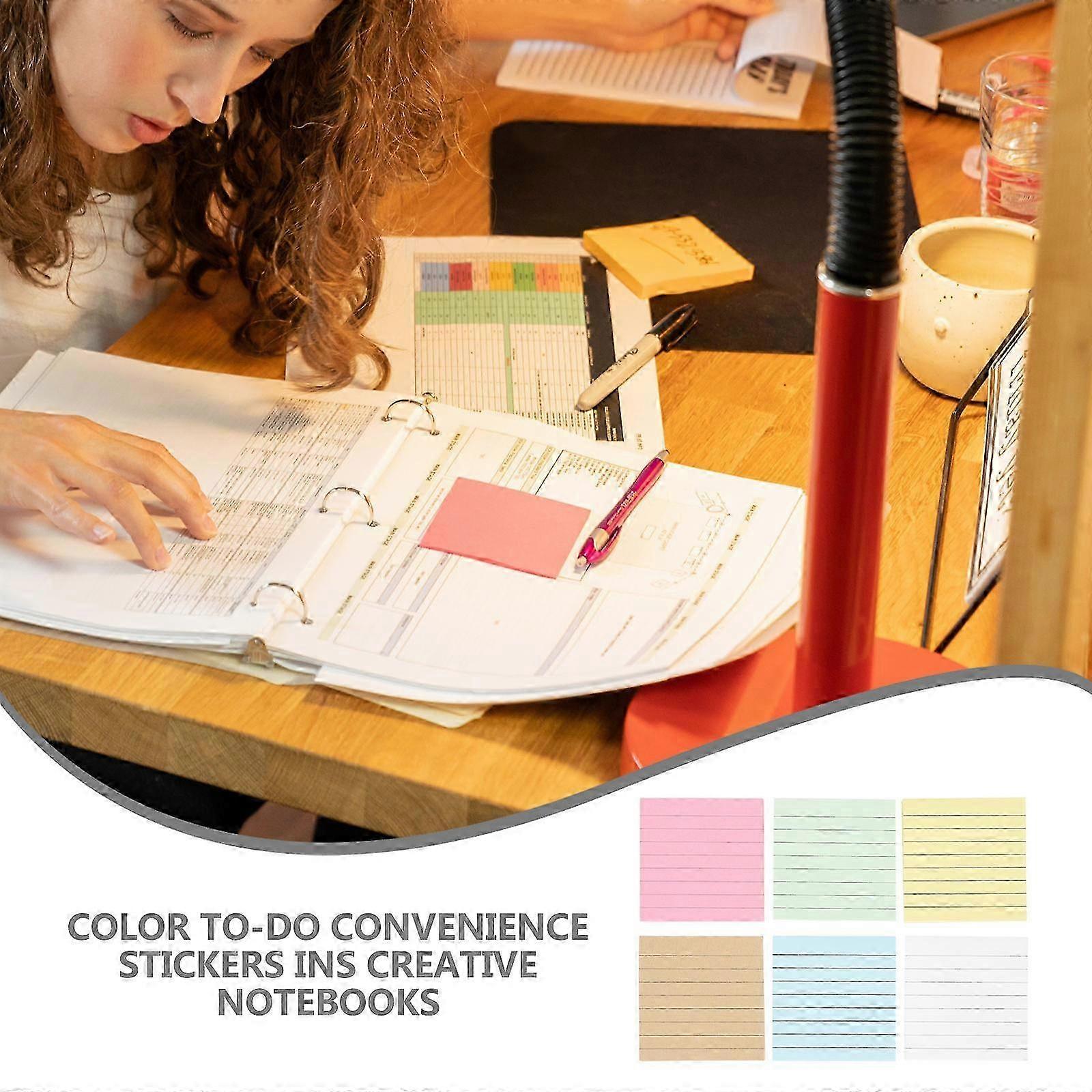 Creative to-Do List Notepads compatible with Office Use 12Pcs Colorful