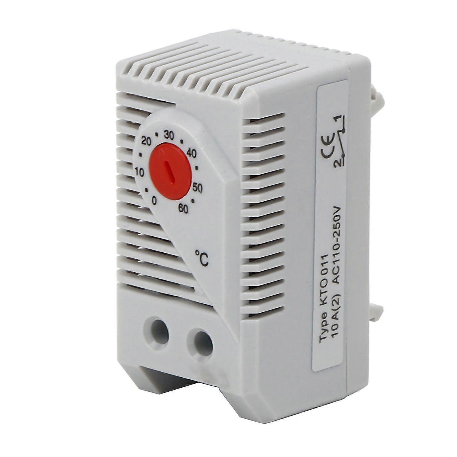 1Pc 0-60 Adjustable Compact Electric Mechanical Thermostat Temperature Controller Switch New