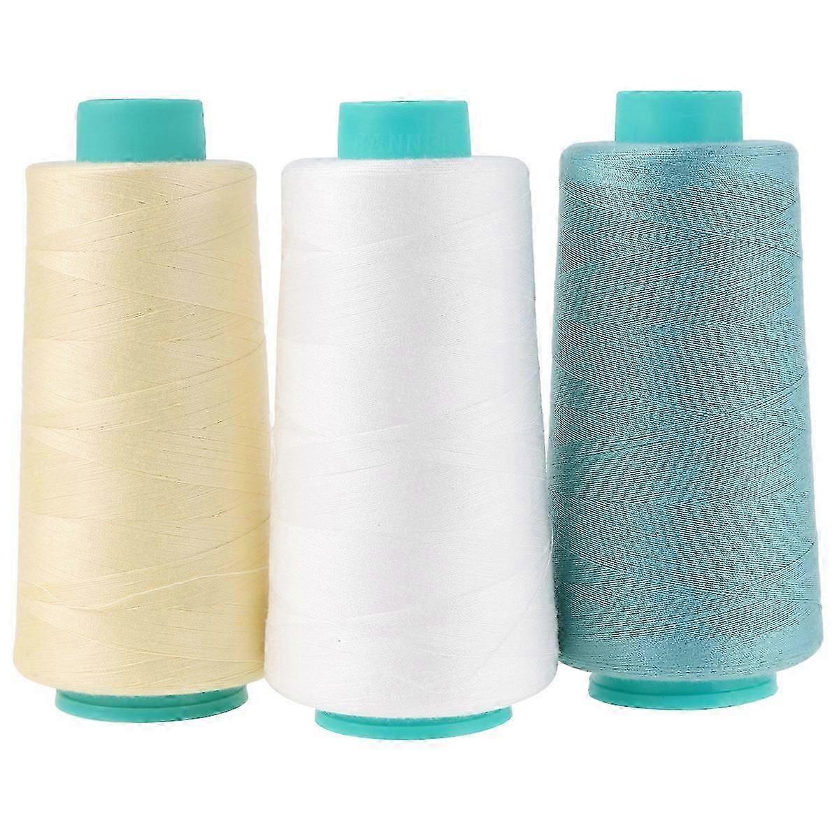 Polyester Sewing Thread Sewing Thread for Clothes 3Pcs Assorted Color Threads
