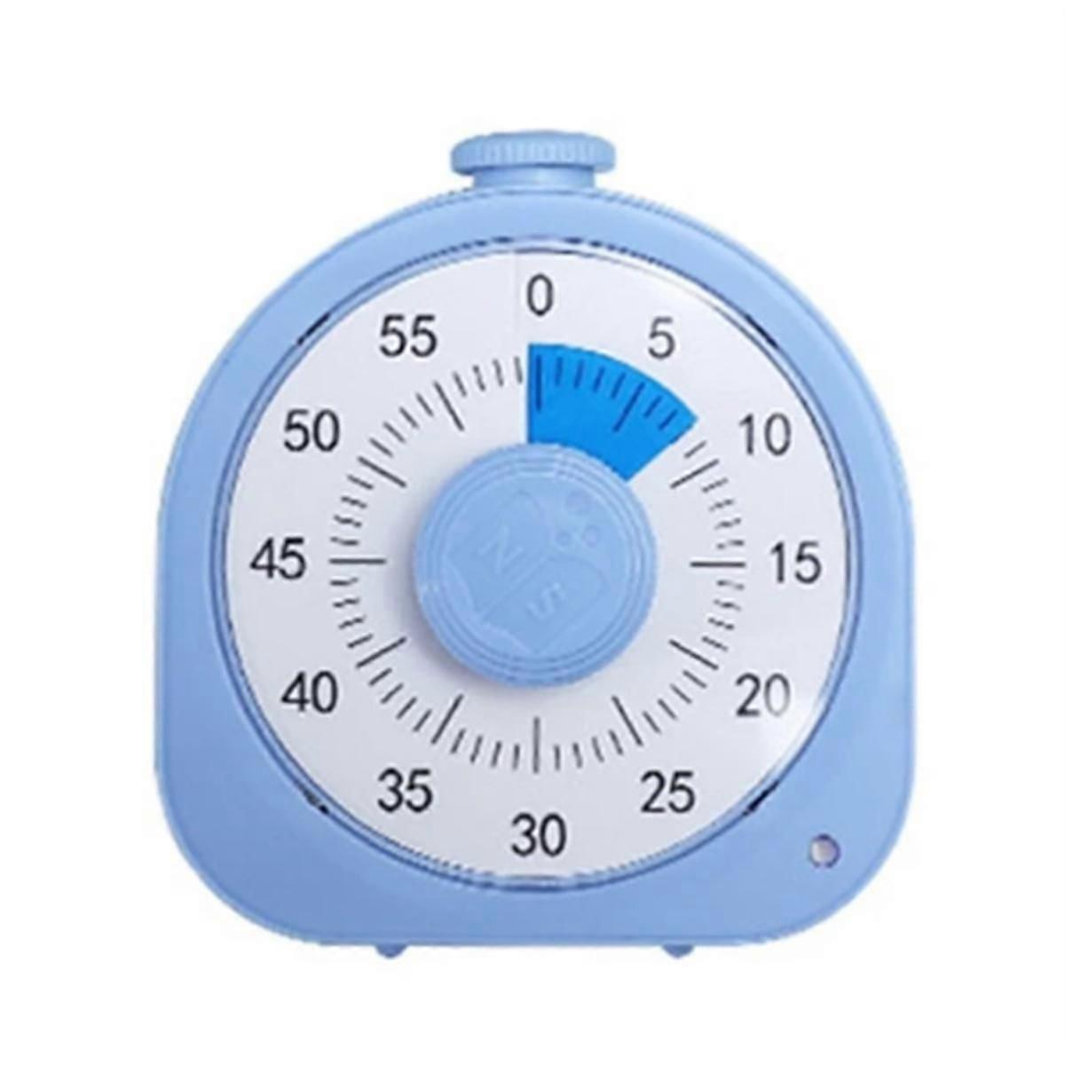 Visual Timer 60-minutes Super Countdown Visual Timer Suitable For Children Adult Durable Mechanical(blue)