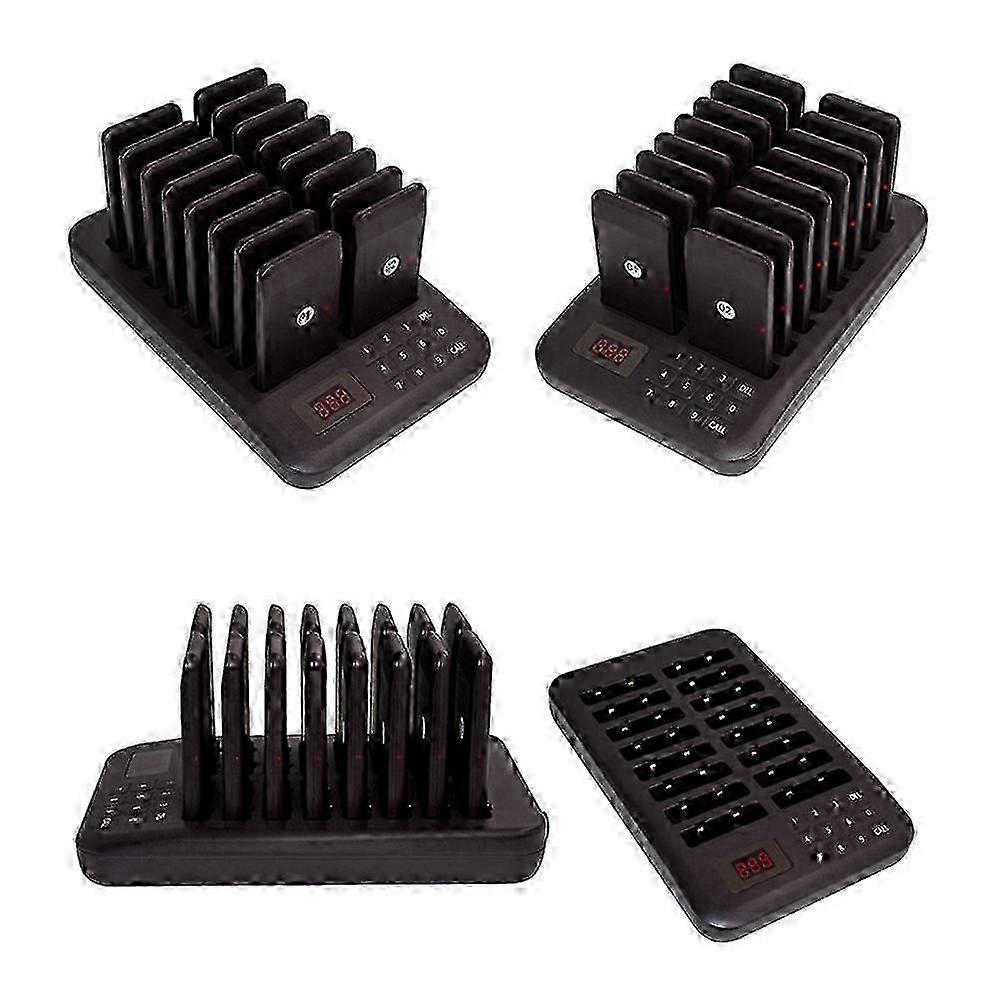 Restaurant Pager Calling System Wireless 4 Pcs EU Plug DECT