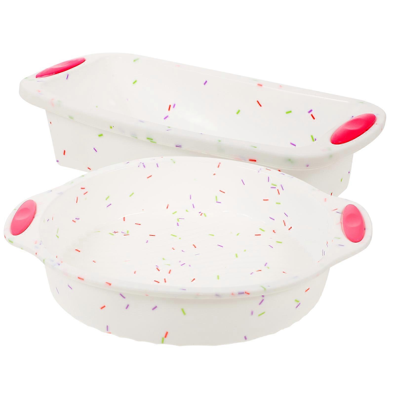 Bread Pan Silicone Cake Mold for Baking 5Sets of Multi-Function Baking Supply