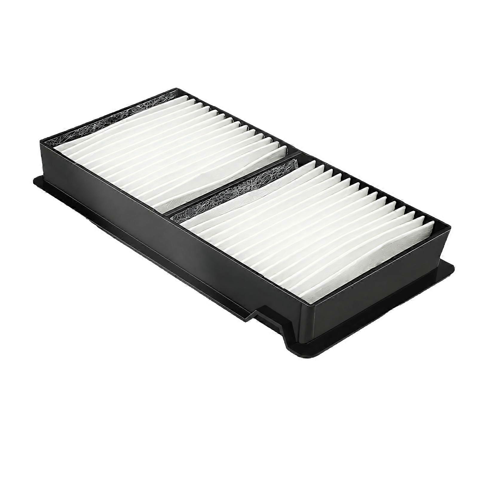 Equipment Air Filter Replacement with Two Pleated Media Sections in a Rectangular ABS Plastic Frame for TE8200W Routine Dust Filter Changes Multicolor