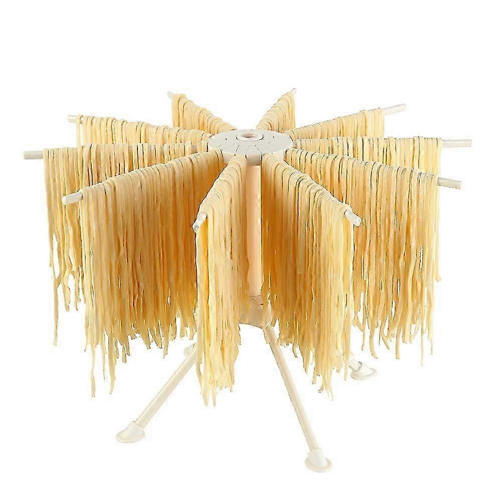 Foldable 10-Arm Pasta Drying Rack