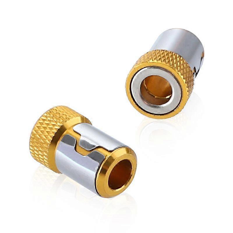 Multifunction Universal Magnetizer Ring,Removable Magnetic Steel Screwdriver Bits Multifunction Hand Power Tools Accessories4pcs,yellow)