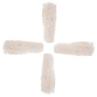Detachable Winter Heel Strap Plush Heel Straps Replacement for Hole Shoes 20Pcs