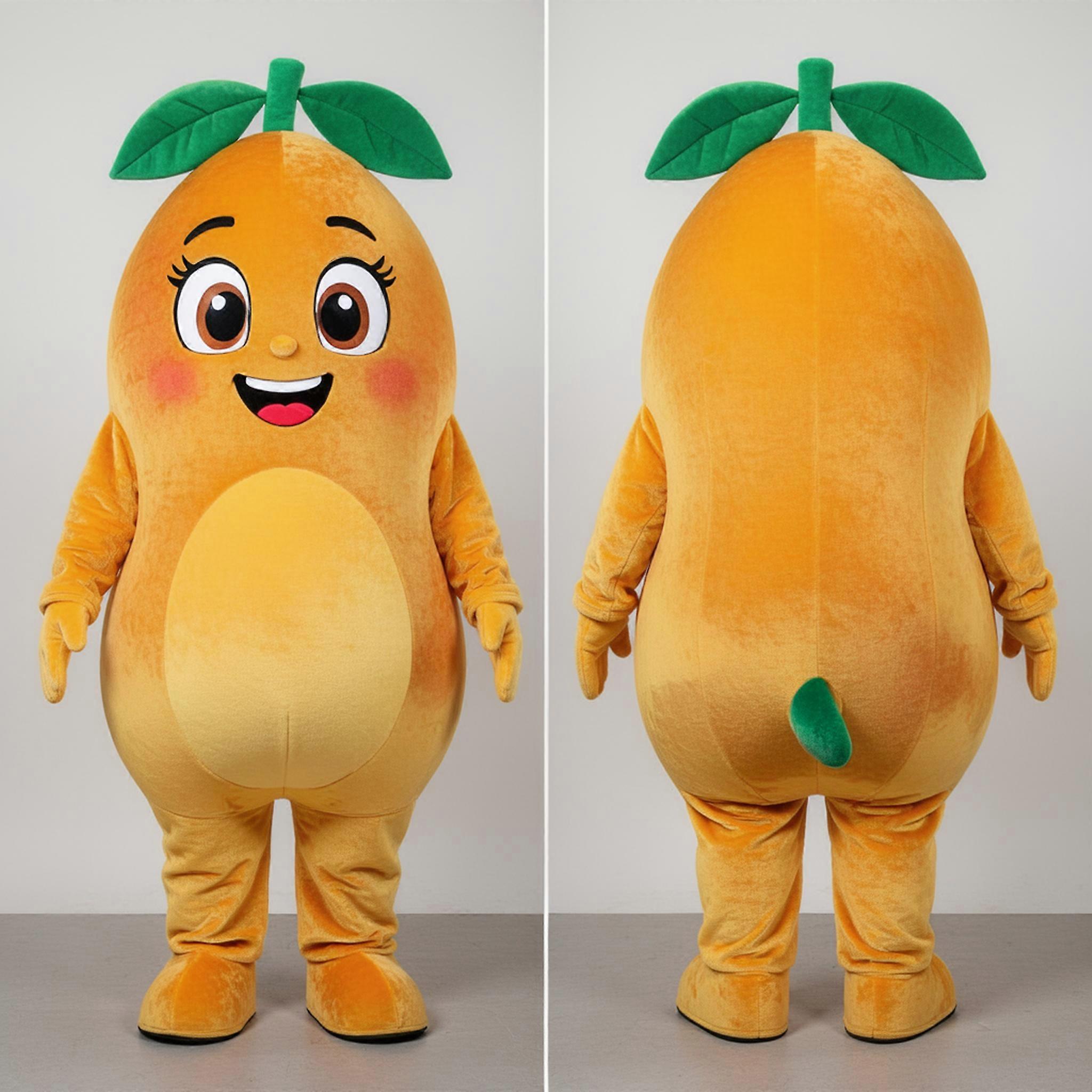 MASTICOT Golden Rounded Mango Mascot