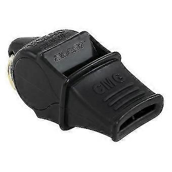Fox 40 Sonik Blast Whistle with Lanyard for Coaches Referees Sports Training, Black, 1 Pack yfsy