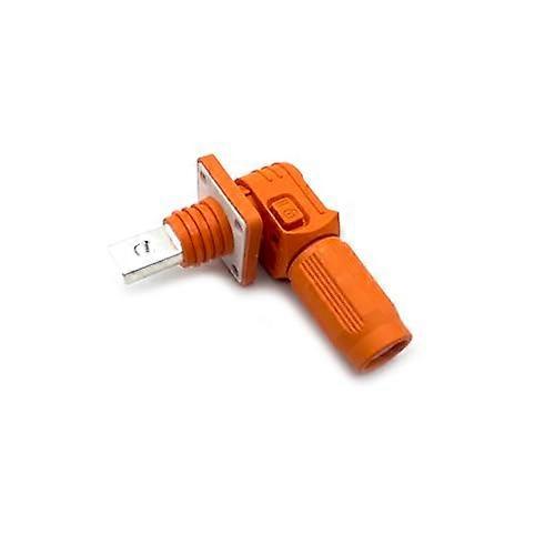 Battery Energy Storage Connector 100A  Current IP67 Waterproof Quick Plug Orange Right Angle Plug and Socket