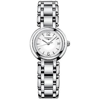R. longines prima luna ac/ac e/bl Quartz Analog Woman Watch with Stainless Steel Bracelet L81104166