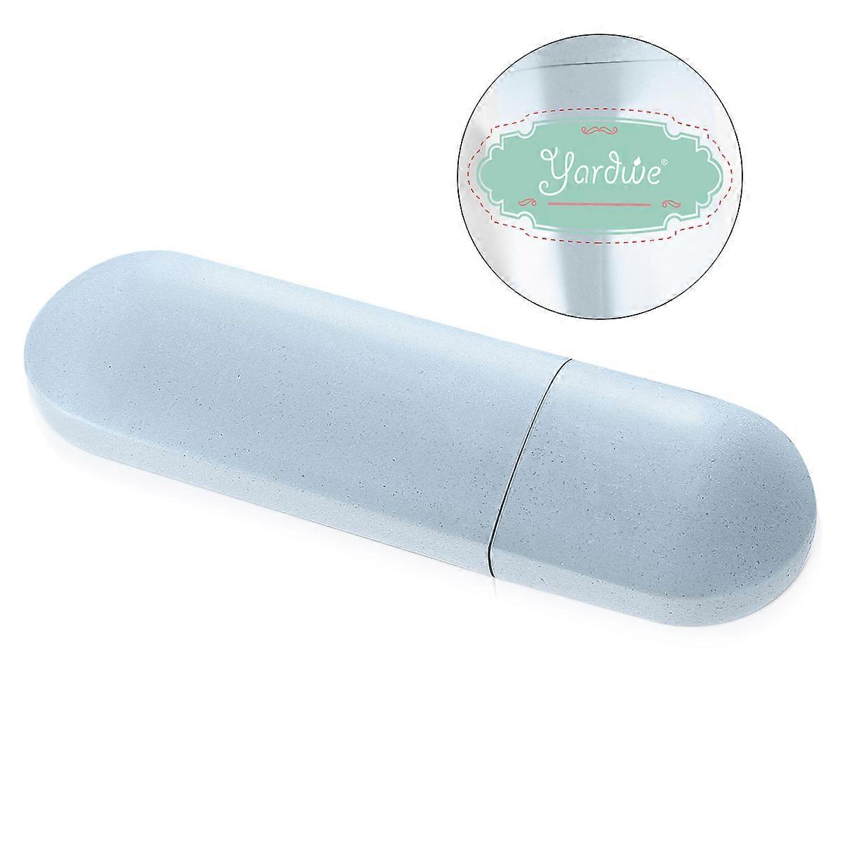 Yardwe Toothbrush Case for Toothbrush and Toothpaste Storage Sky-Blue