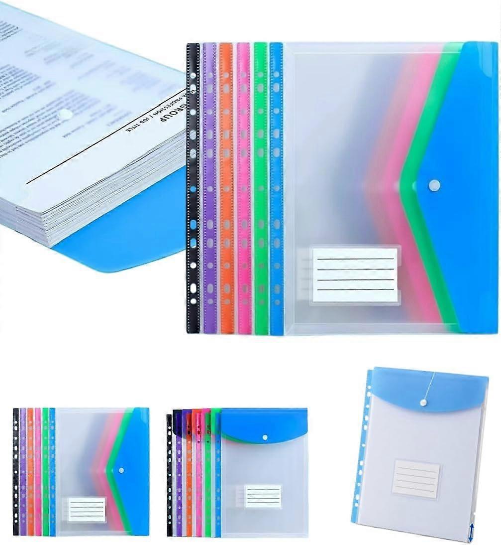 Waterproof 11-Hole Expanding File Pockets