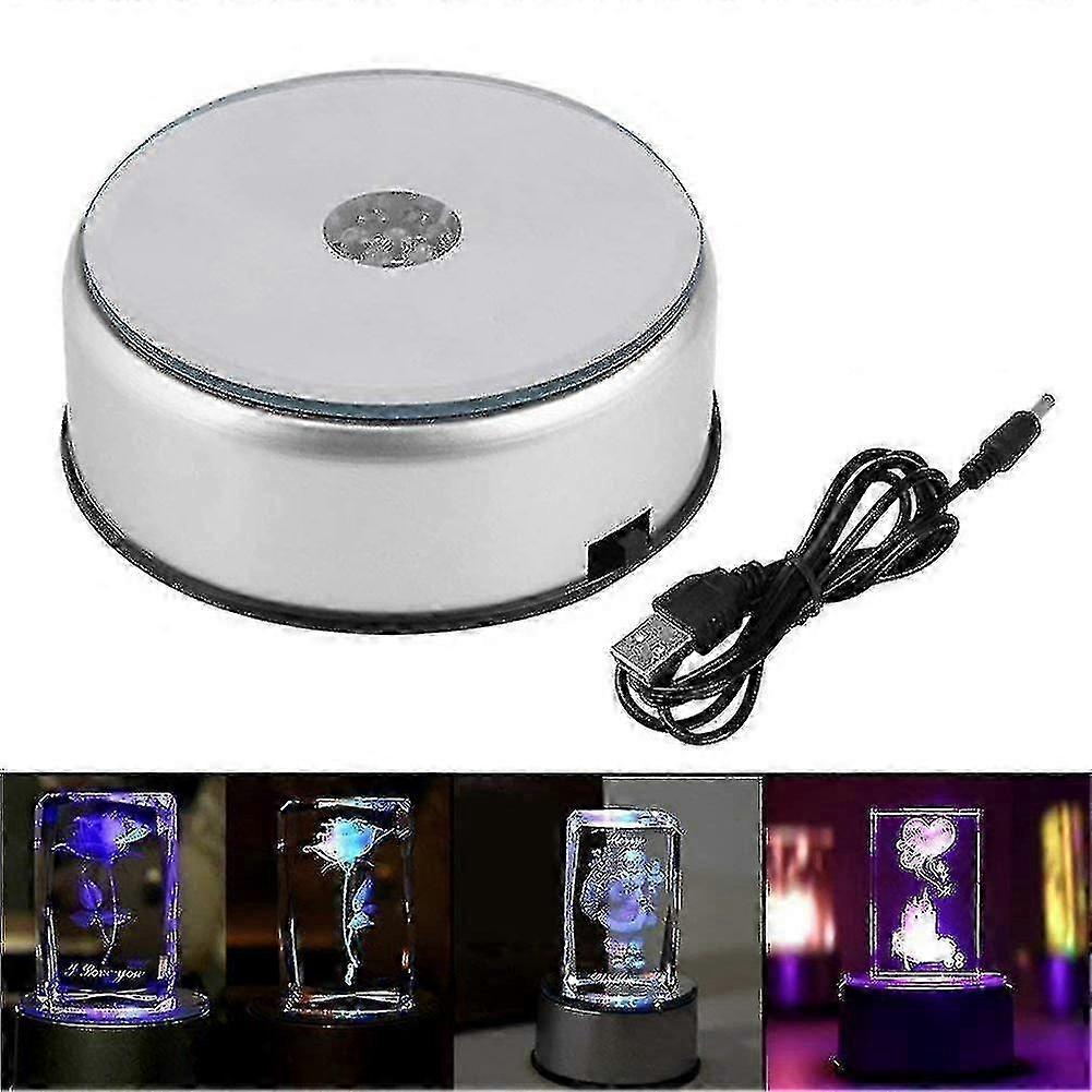 LED Mirror Turntable compatible with Crystal Art