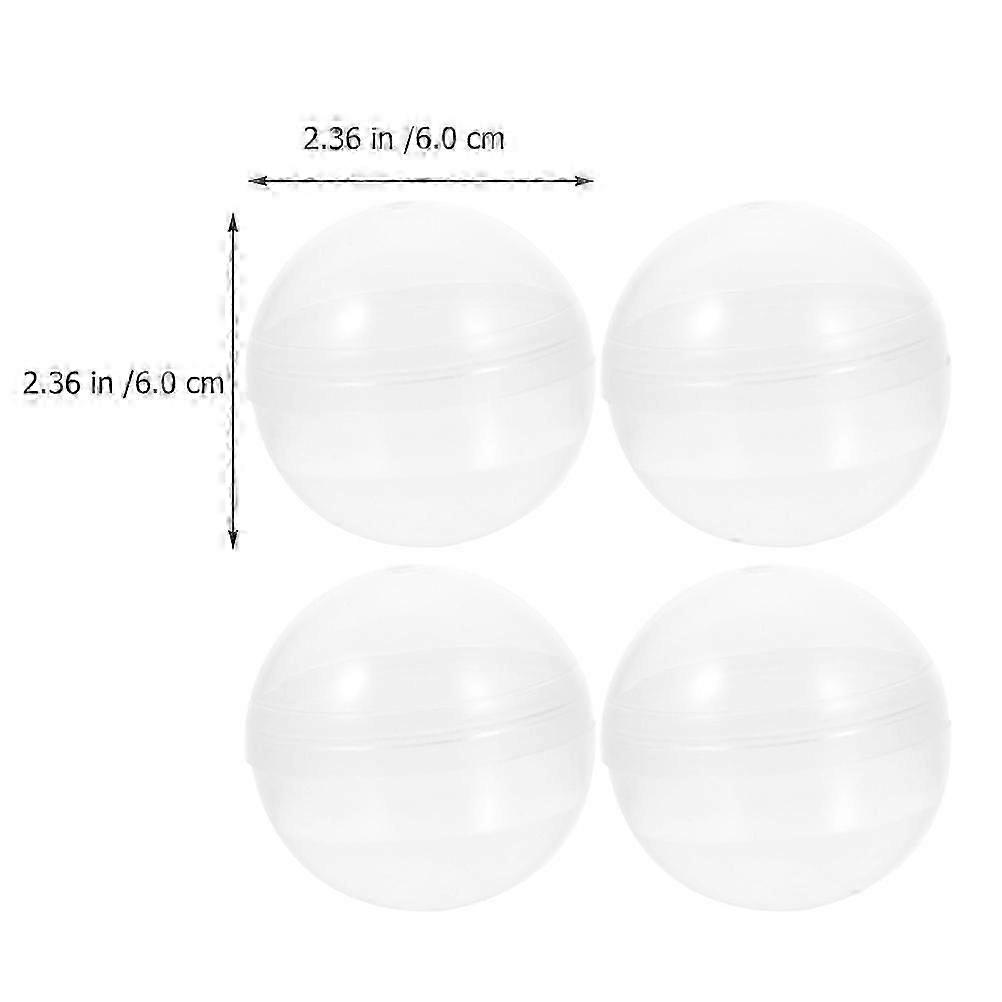 50 pcs Vending Machine Empty Capsules Toy Vending Machine Round Clear Capsules