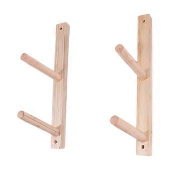 Wall-Mount Yoga Mat & Roller Rack