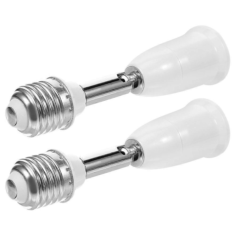 2Pcs E27 Lamp Socket Adapter compatible with Adjustable Lighting Needs with Rotation