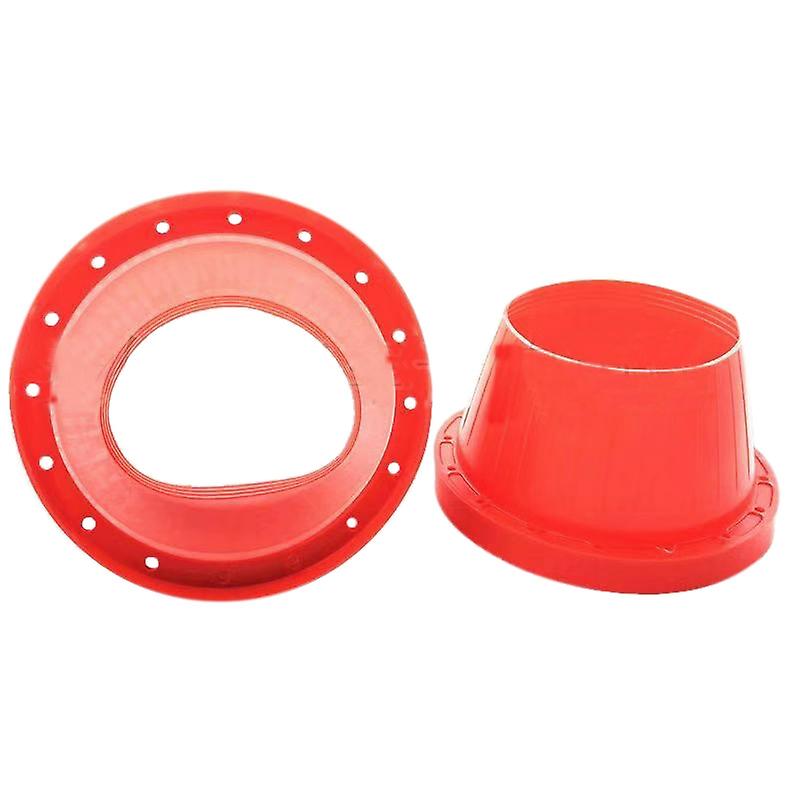 2Pcs 6.5 Inch Universal Car Speaker Waterproof Cover Speaker Silicone Sound Insulation and Heat Ins