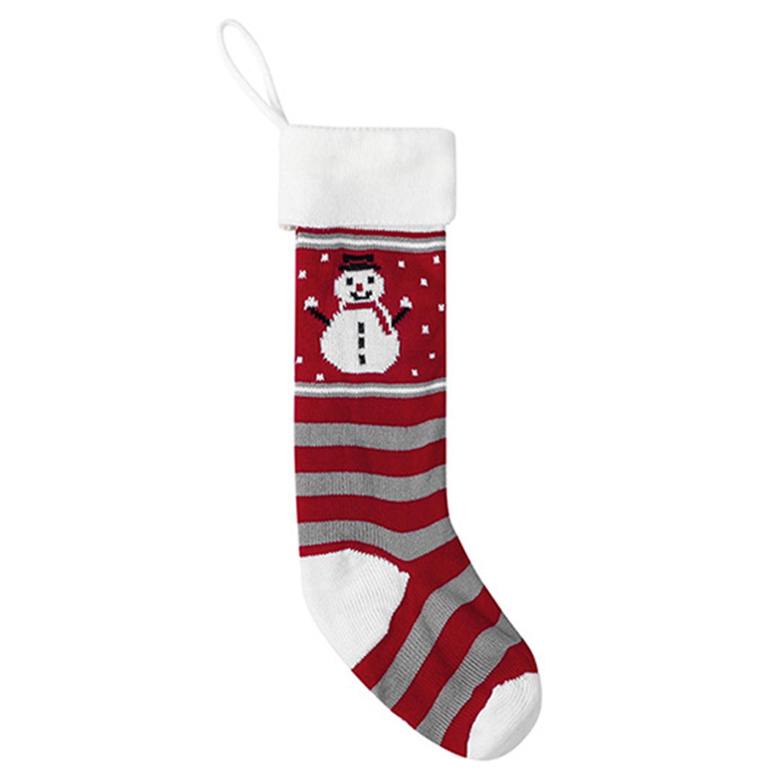 Christmas Classic Large Stockings Bag Soft Adding To Christmas Atmosphere Stockings