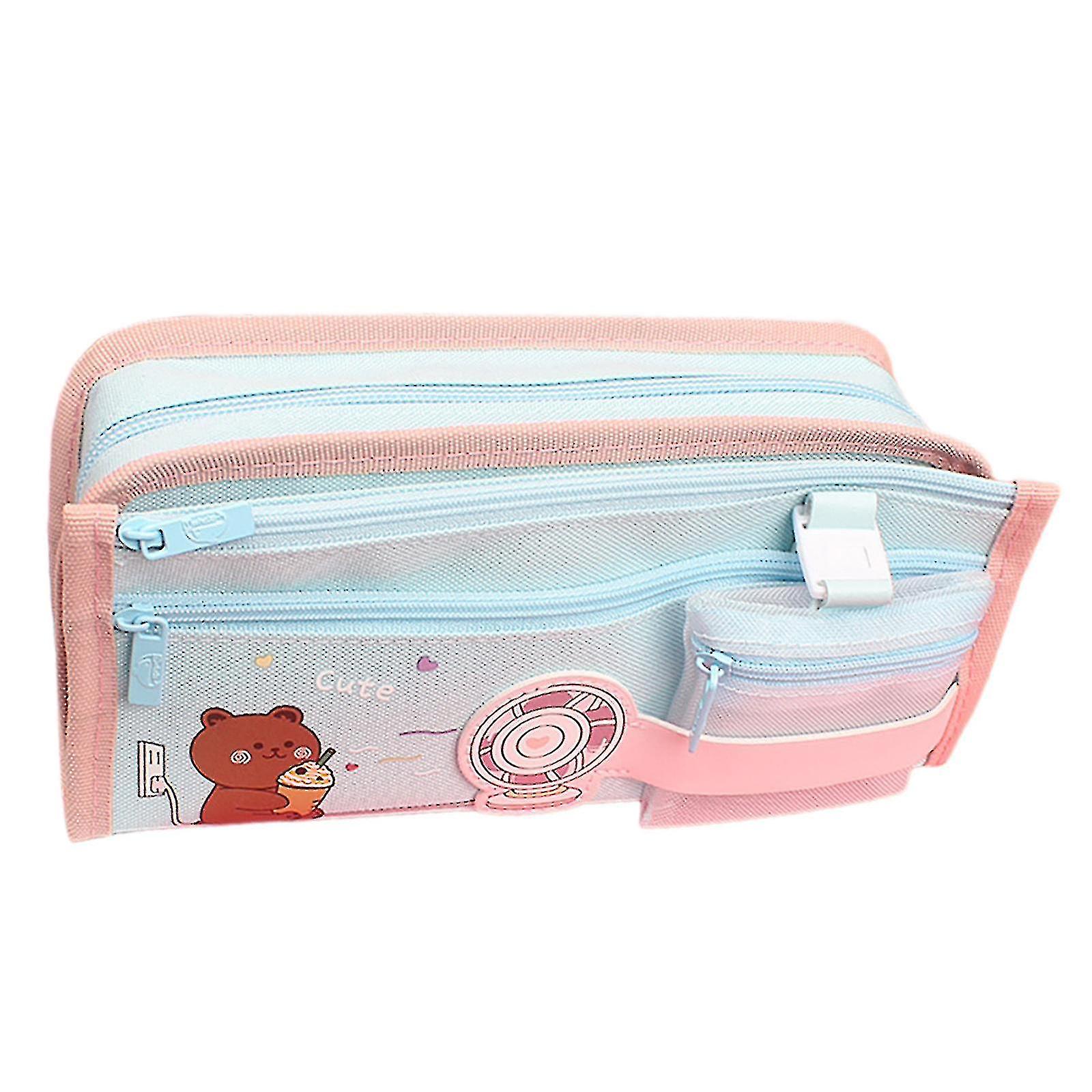 Große Kapazität Studenten Schreibwaren Cartoon Pencil Case Tasche