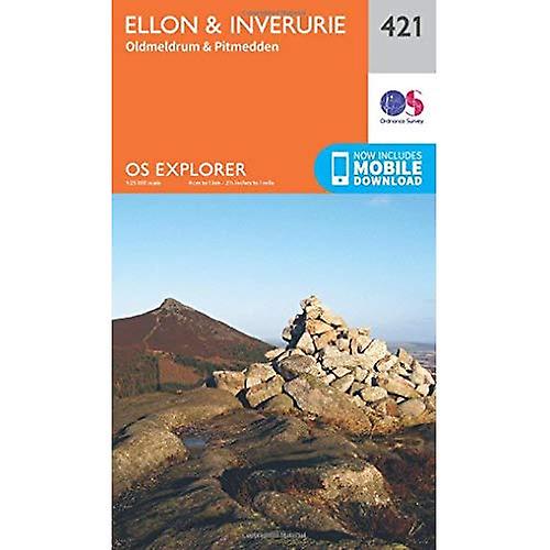 OS Explorer Map (421) Ellon and Inverurie