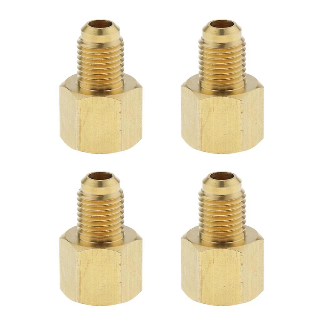 4 stuks 1/4" SAE AG naar G1/4" IG Stikstof Systeem Regulator Adapter Fittings