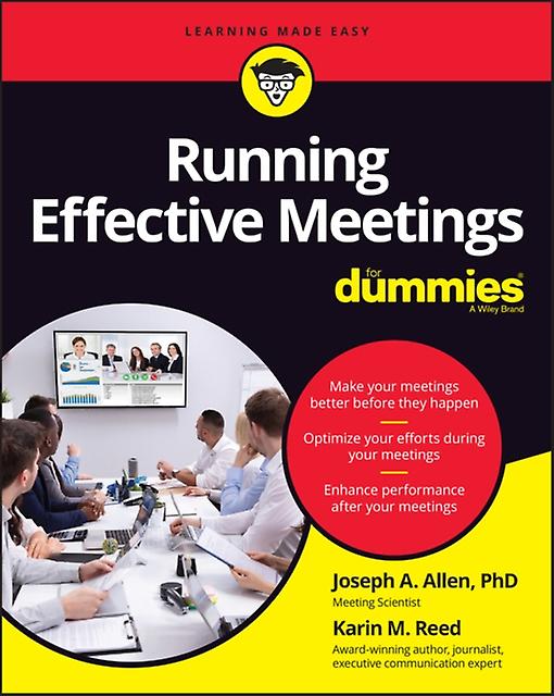Running Effective Meetings For Dummies by Karin M. Reed Paperback Book