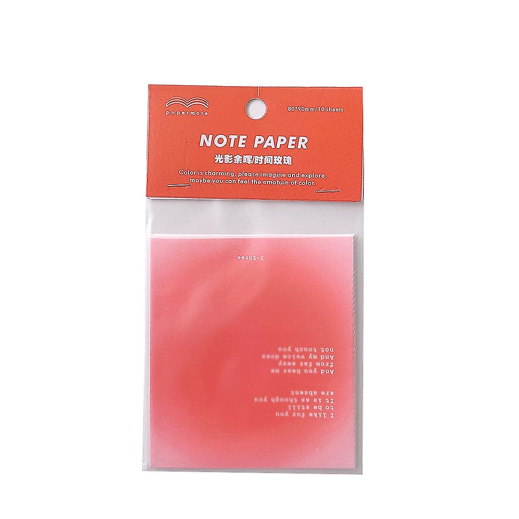 Multi-purpose Cute Notebooks Note Paper Gradient Color Memo Pads for Students