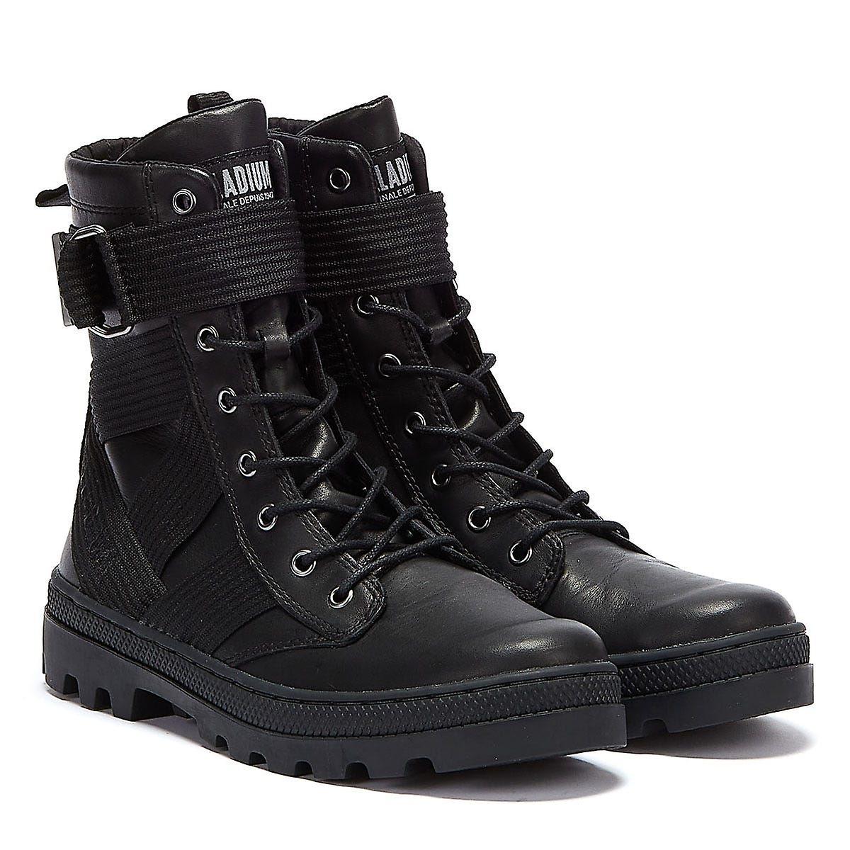 Palladium Pallabosse Leather Womens Black Boots