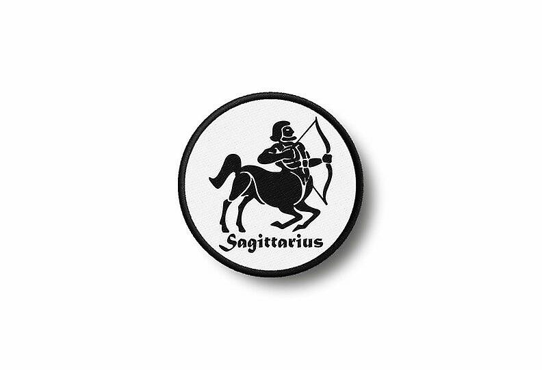 Patch Badge Ecusson Brode Prints Thermocollant Sagittarius Zodiac Sign