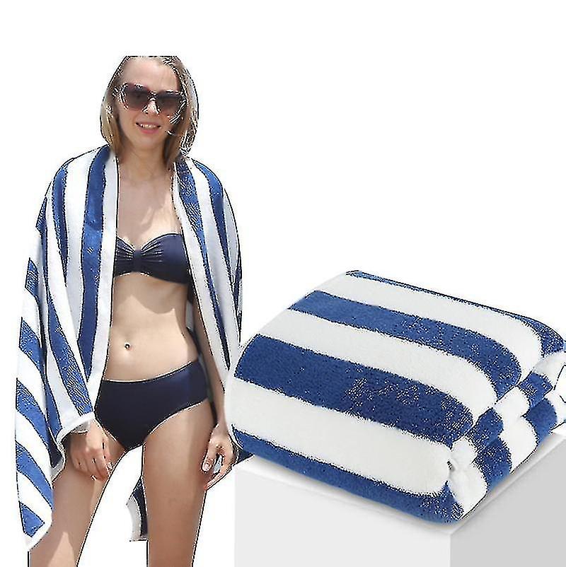 Stripe Beach Towel For Adults Pool Towels With 100%