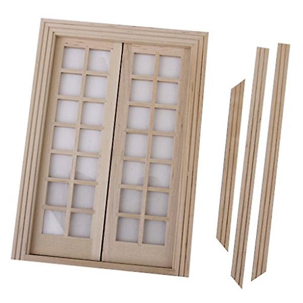 1/12 mini house Miniature Exterior Door 28 Panel