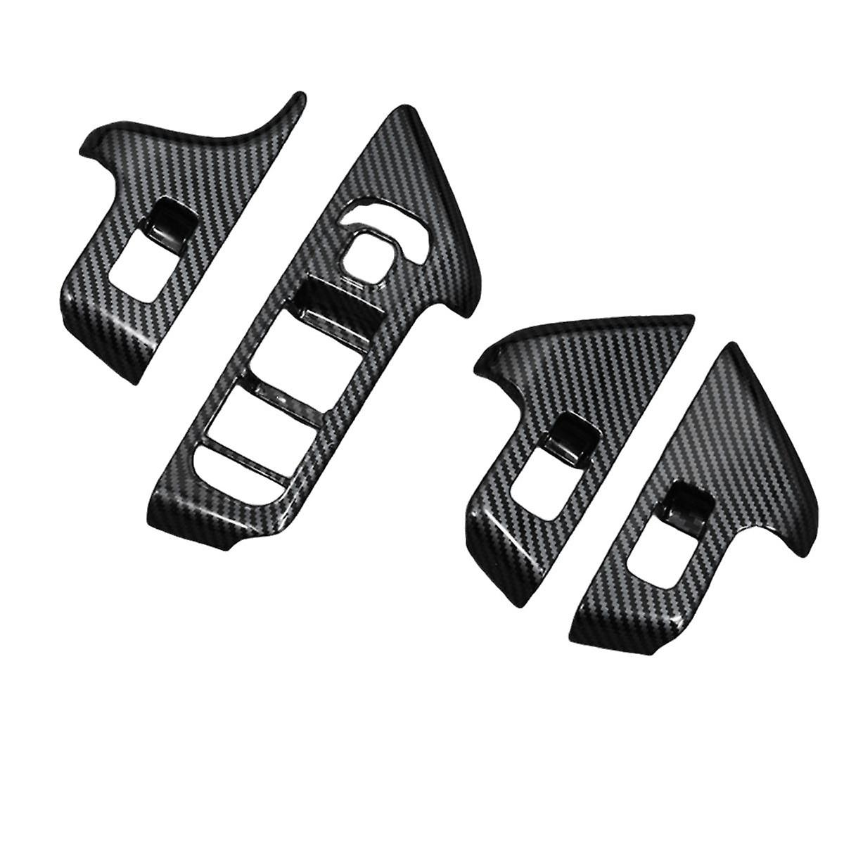 4PCS/Set Door Window Button Switch Panel Trims Cover Stickers for /GLA/EQA/EQB-Class X247 2020-2024