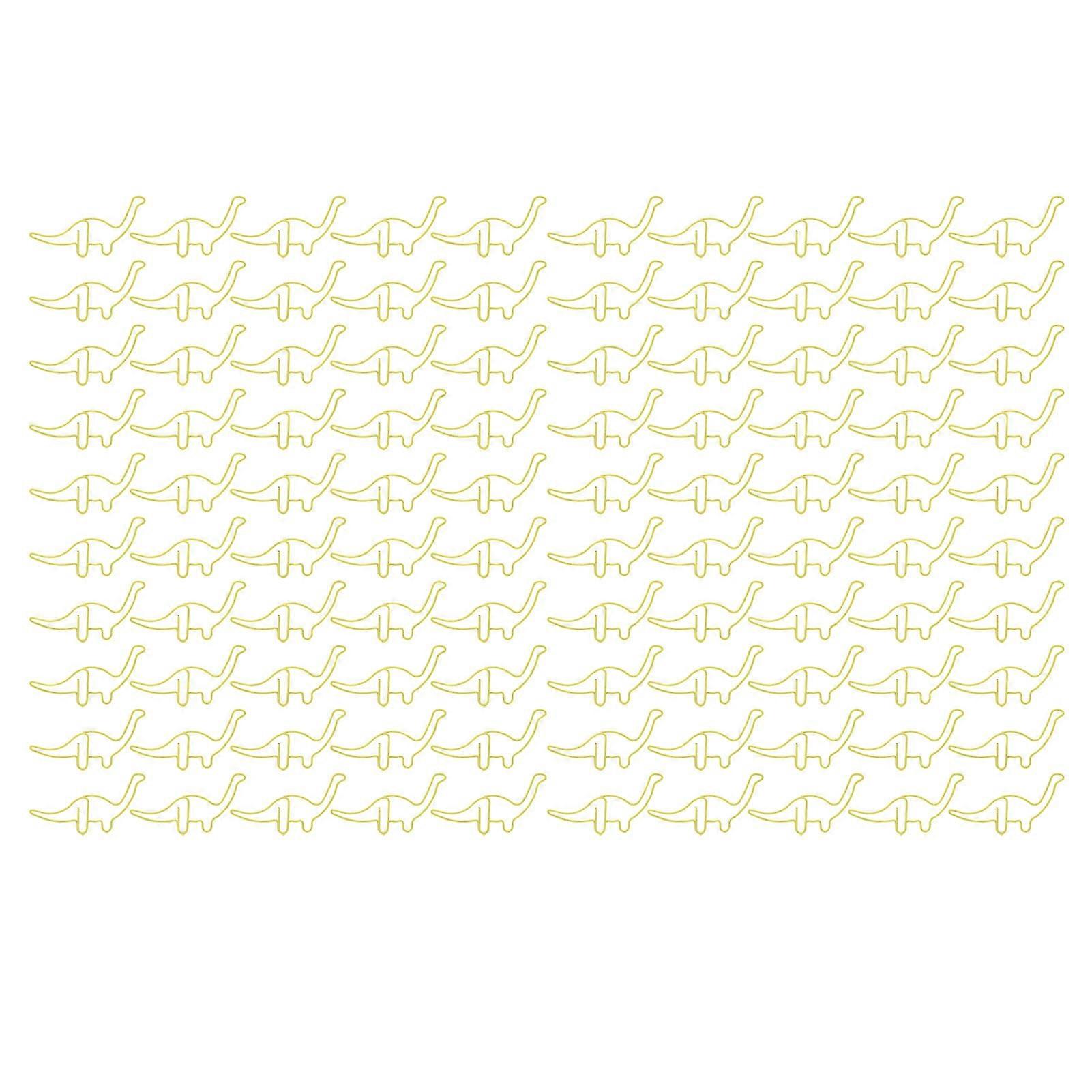 100Pcs Funny Paper Clips: Innovative Rustproof Electroplating Cute Clips for Office Home School
