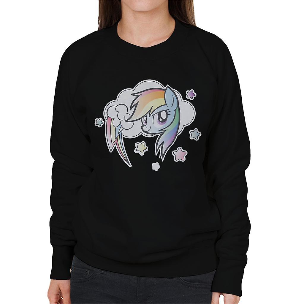 My Little Pony Rainbow Dash Cloud Women's Sweatshirt