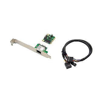 2.5gb Network Card 2500mbps Gigabit Ethernet Card Lan Adapter 1 Port Rj45 Mini Pcie Network Adapter For Pc Desktop