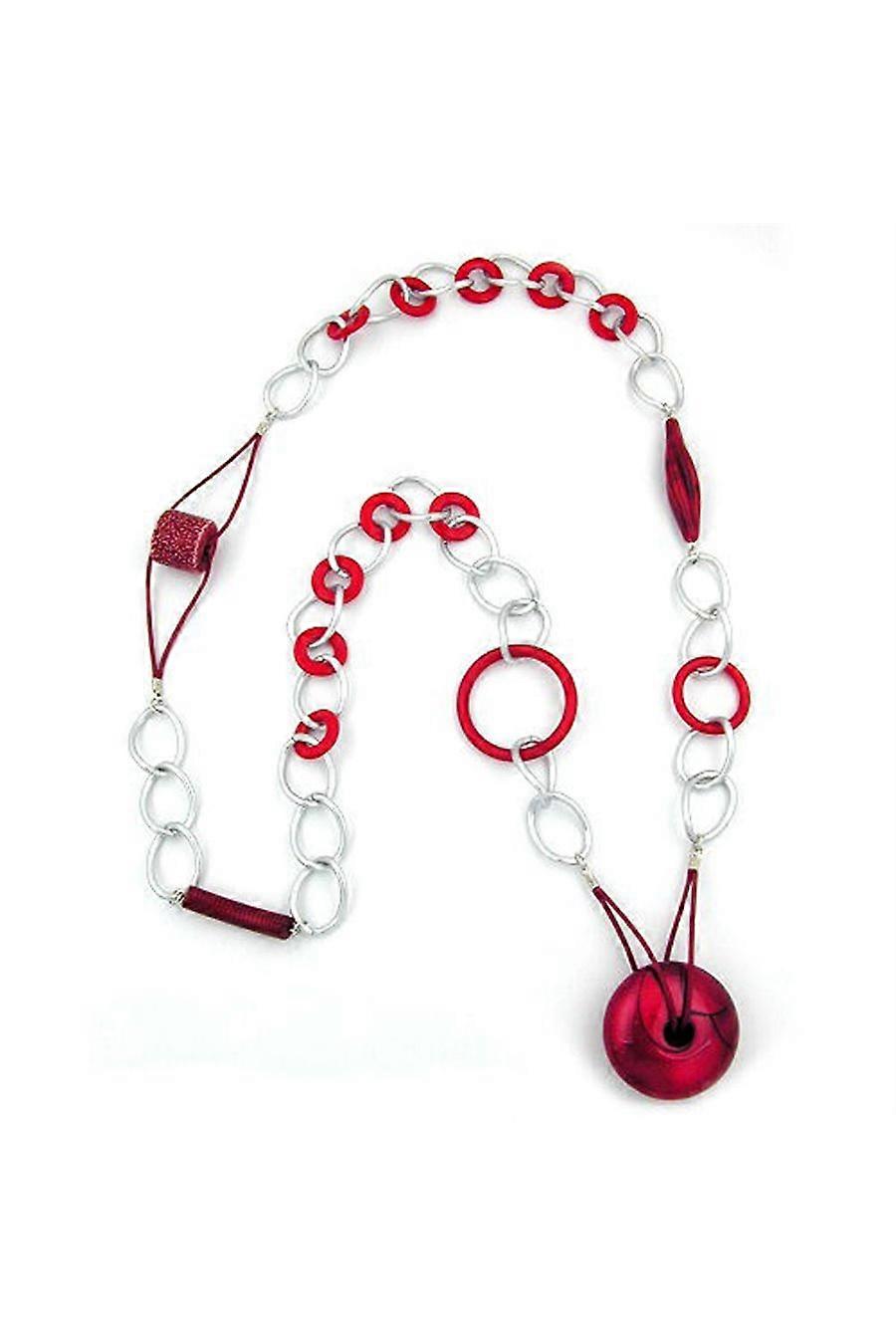 Necklace Curb Chain Beads 95cm - Gl00396