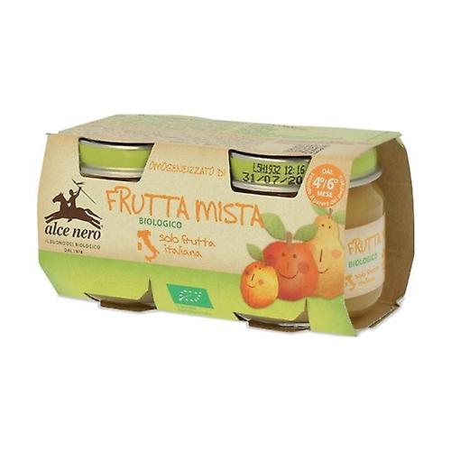 Homogenized mixed fruit 2 units of 80g