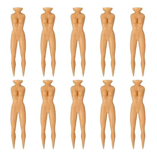 10Pcs Golf Tees Nude Shape Golf Spikes Multi-Function Easy Installation Golf Plastic Tees Golf Accessories